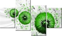 140CM 70 OBRAZ ZIELONE DMUCHAWCE 4 ŚCIENNY