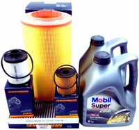 4 FILTRY 8L OLEJU MOBIL 10W40 BOXER II DUCATO III JUMPER II 2.2 HDi BEZ DPF