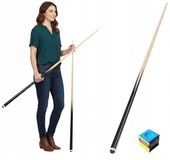 KIJ JEDNOCZĘŚCIOWY BILARDOWY BILARD KIJE DO BILARDA 146 cm