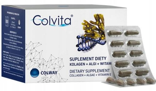 Colvita Colway 60 kapsułek Kolagen + Algi + Witamina E na Arena.pl