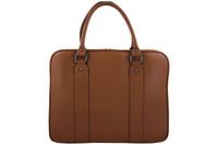 Aktówka skórzana damska - Brązowa jasna