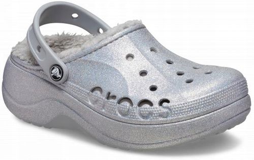 Damskie Ocieplane Chodaki Buty Crocs Baya Platform Lined 210451 Clog 37-38 na Arena.pl