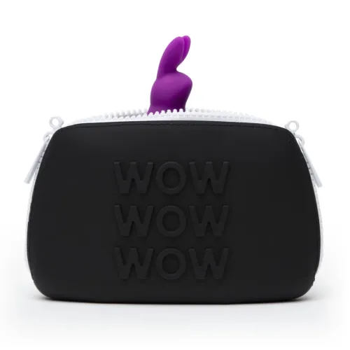 happy rabbit fioletowy pierścień wibrujący usb z etui silikonowy na Arena.pl