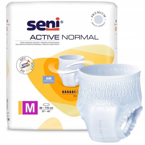 SENI ACTIVE NORMAL M MAJTKI CHŁONNE DLA DOROSŁYCH 30 SZT. na Arena.pl