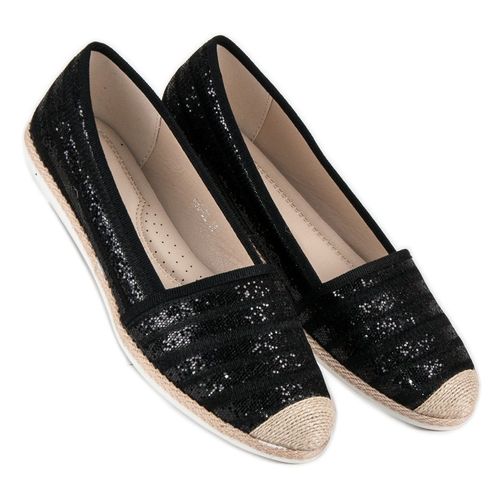 Modne czarne espadryle r.38 na Arena.pl