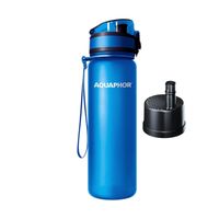 Aquaphor City 0,5L Niebieska butelka filtrująca wodę z wkładem