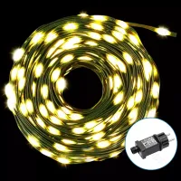 Niskonapięciowe lampki choinkowe 300 LED taśmowe 30 m ciepła biel do przytulnego klimatu