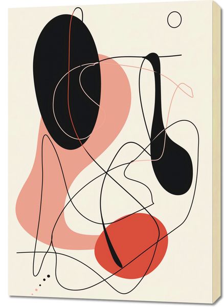 Obraz 70x100cm Wibracje Abstrakcji zdjęcie 1