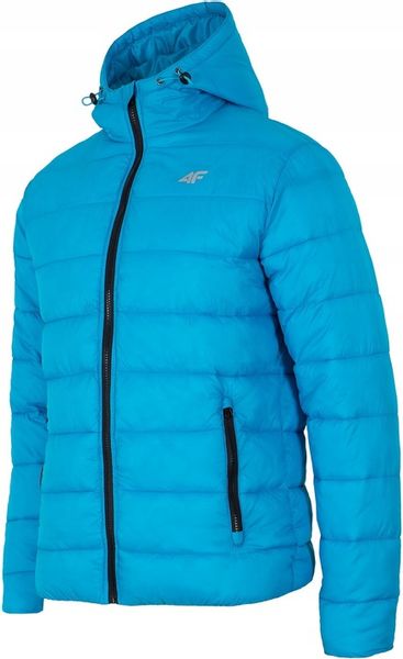 4F KURTKA MĘSKA PIKOWANA PUCHOWA JESIENNA KUM003 L zdjęcie 1