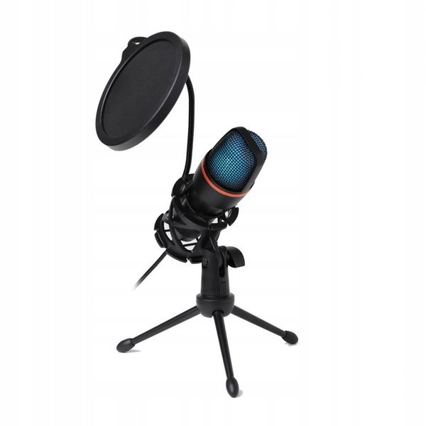 Mikrofon Do Komputera PC POJEMNOŚCIOWY USB LED RGB zdjęcie 16