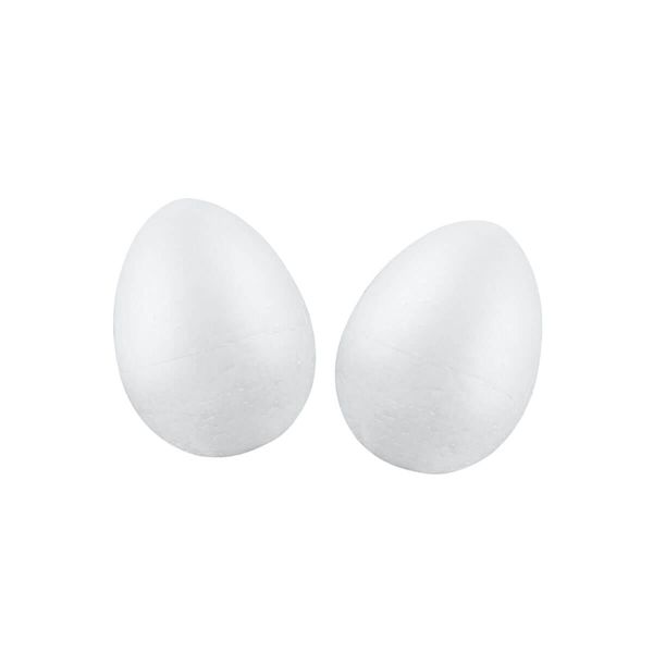 Jajka styropianowe 10 cm, 2 szt. zdjęcie 1