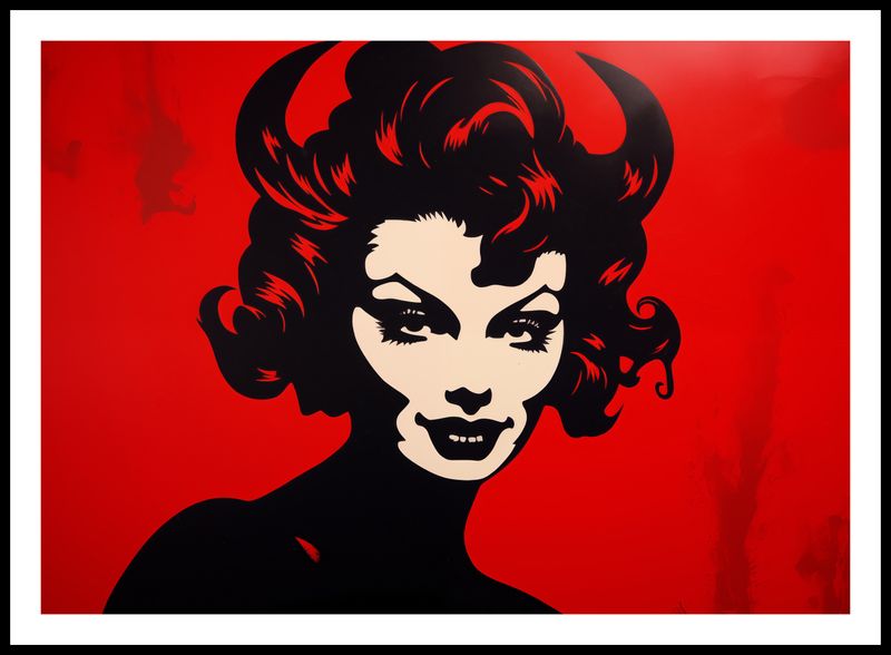 Plakat 84x59,5cm Czerwona Diablica zdjęcie 3