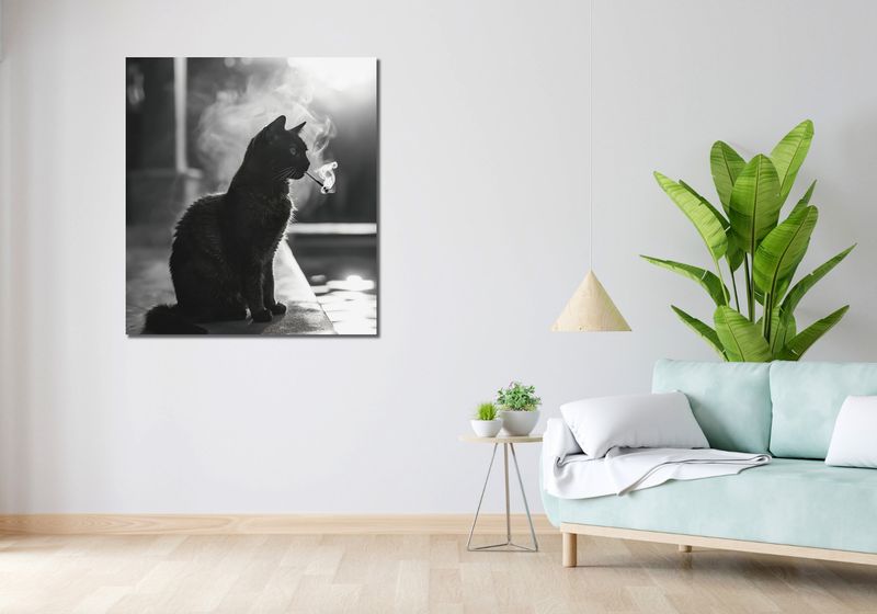 Obraz 90x100cm Kocia Przerwa zdjęcie 2