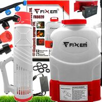 OPRYSKIWACZ AKUMULATOROWY ZAMGŁAWIACZ ELEKTRYCZNY PLECAKOWY 20L TURBO DYSZA