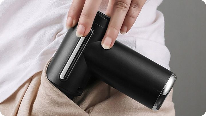 PISTOLET DO MASAŻU MASAŻER DO PLECÓW CIAŁA MASSAGE GUN MT6521 4 GŁOWICE zdjęcie 9