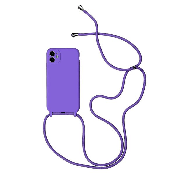 STRAP Silicone Case do Iphone 11 Pro Fioletowy zdjęcie 1
