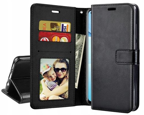 Etui Portfel Skórzany do SAMSUNG GALAXY S20 FE / S20 FE 5G +Szkło Hartowane na Arena.pl