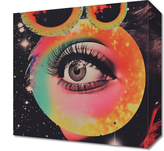 Obraz 30x30cm Oko w Kosmosie zdjęcie 1
