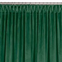 CURT/HOM/VILA/VELVET/PLEAT/D/50/BGREEN/135x225