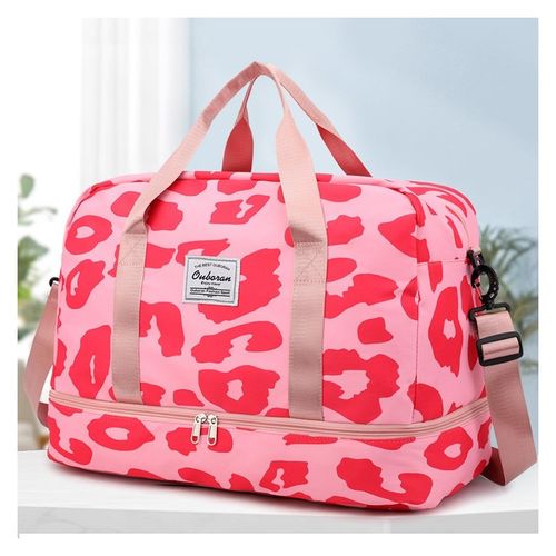 Torba podróżna dwukomorowa różowa PANTERKA 51x25x39cm T264 na Arena.pl