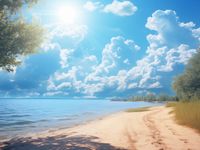 Plakat 80x60cm Letni Dzień