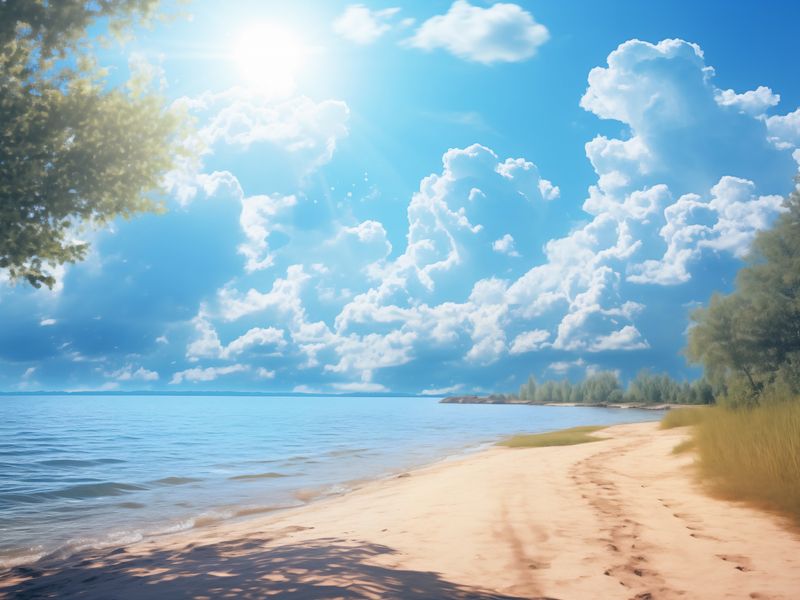 Plakat 80x60cm Letni Dzień zdjęcie 1