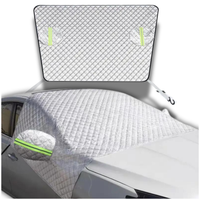 OSŁONA PRZECIWSŁONECZNA MATA NA SZYBĘ SAMOCHODU LUSTERKA Z ODBLASKAMI DUŻA