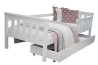 ŁÓŻKO dziecięce ASIA 80x160 białe + Materac stelaż PRODUCENT