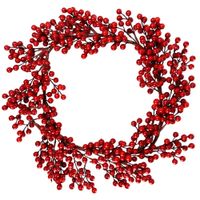 Stroik Wianek Świąteczny Klasyczny Dekoracyjny Ozdobny na Drzwi Wiszący