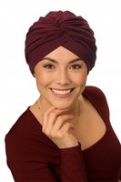 TURBAN CLARA bambus Lidia B/513 BURGUND bordo
