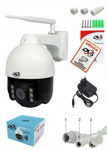 BEZPRZEWODOWA ZEWNĘTRZNA KAMERA WIFI OBROTOWA IP 8Mpx 4K DVS MONITORING P2P zdjęcie 9