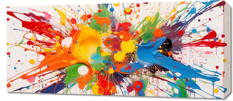 Obraz 90x40cm Eksplozja Kreatywności zdjęcie 1