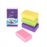 Gąbka kąpielowa do mycia ciała IRIS 4 sztuki różne kolory