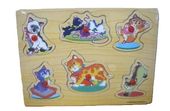 puzzle drewniane farma   91655