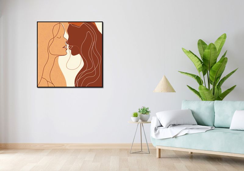 Plakat 90x90cm Zmysłowość Syntez zdjęcie 4