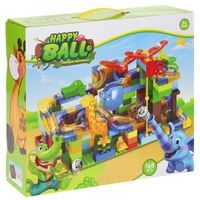 Klocki Edukacyjne 168 el. Tor Kulkowy Safari Słoń