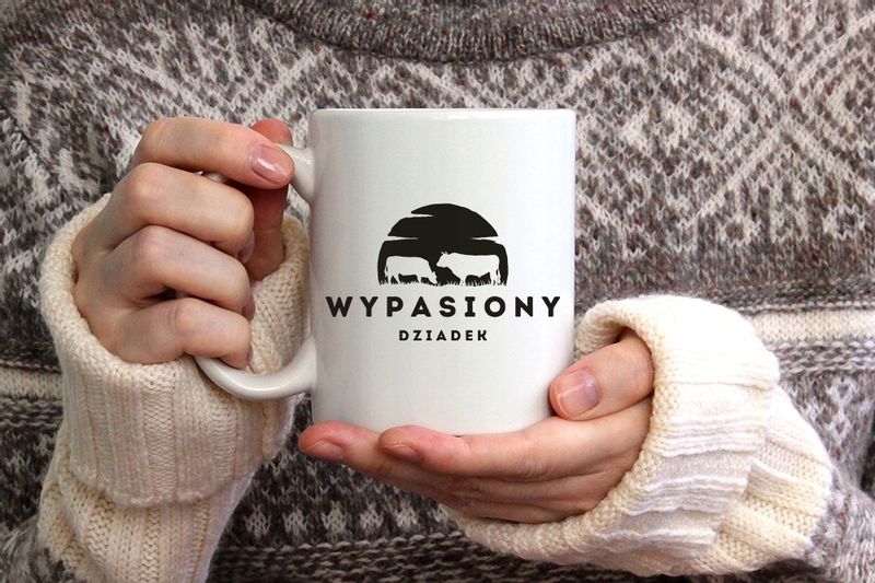 Kubek Błękitny Dzień Dziadka Wzorowy Dziadek Z Nadrukiem Ze Zdjęciem zdjęcie 4