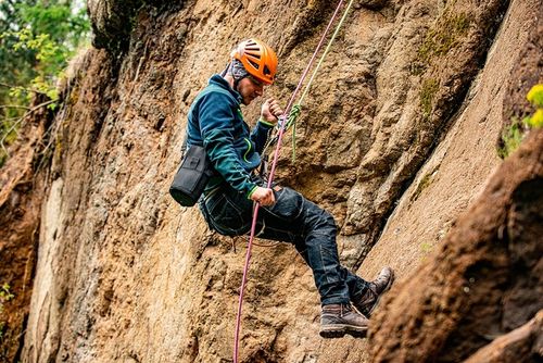 NEO Spodnie Robocze Męskie Jeans z Paskiem - Seria DENIM Stretch MOCNE na Arena.pl