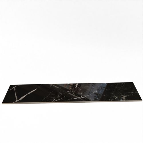 Stopnica Marmur Czarny 160x30cm Poler - Gres Premium Bez Nacięć, Połysk na Arena.pl