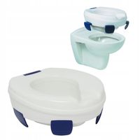 nakładka PODWYŻSZAJĄCA sedes WC UNIWERSALNA mocna 11 cm CLIPPER II