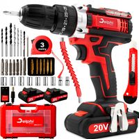 WIERTARKO WKRĘTARKA AKUMULATOROWA 2xAKU UDAROWA MOCNA 20V WKRĘTAK