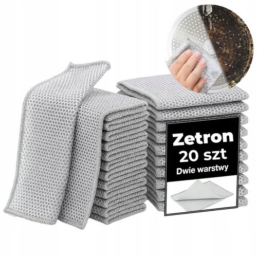 MAGICZNE ŚCIERECZKI DRUCIANE Ściereczka Ścierka Kuchenna Uniwersalna 20 szt na Arena.pl