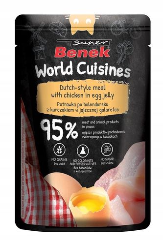 Saszetki dla kota Benek Kuchnie Świata Potrawki dla kota Mix smaków na Arena.pl