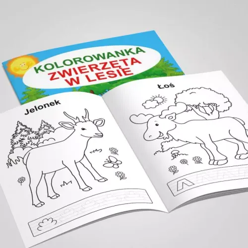 Kolorowanka. W Lesie na Arena.pl