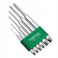 ZESTAW WYBIJAKI PUNKTAKI PRZEBIJAKI DOBIJAKI 2-8mm 6 EL CYLINDRYCZNY CR-MO