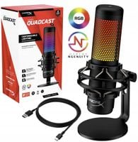 MIKROFON POJEMNOŚCIOWY USB HyperX QuadCast S RGB (rev.2) PC, PS4, PS5, MAC