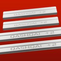 Listwa progowa NISSAN QASHQAI MK1 QASHQAI +2 Stal nierdzewna 304 mat 4szt