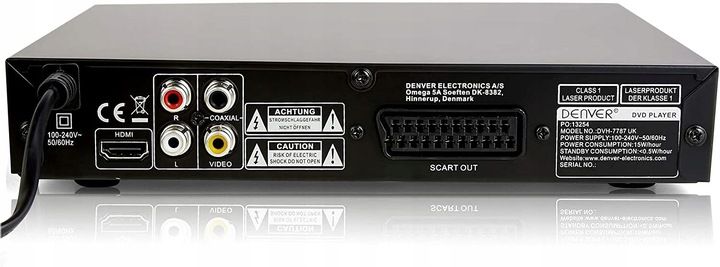 Odtwarzacz DVD Denver DVH-7787 zdjęcie 6