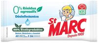 St Marc Chusteczki Nawilżone Biodegradowalne Dezynfekcyjne 42 Szt.