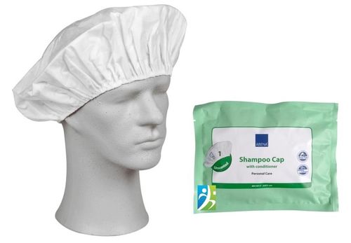 CZEPEK DO BEZWODNEGO MYCIA GŁOWY na sucho 5 szt do szpitala, na biwak na Arena.pl